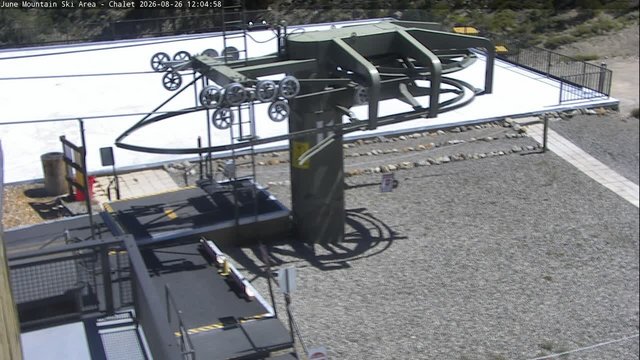 view from Mammoth June Chair Lift on 2026-08-26