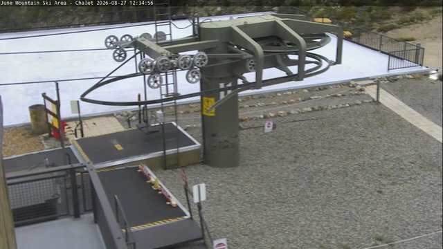view from Mammoth June Chair Lift on 2026-08-27