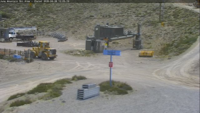 view from Mammoth June Chair Lift on 2026-08-28