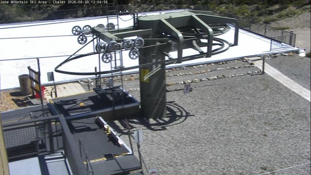 view from Mammoth June Chair Lift on 2026-08-30