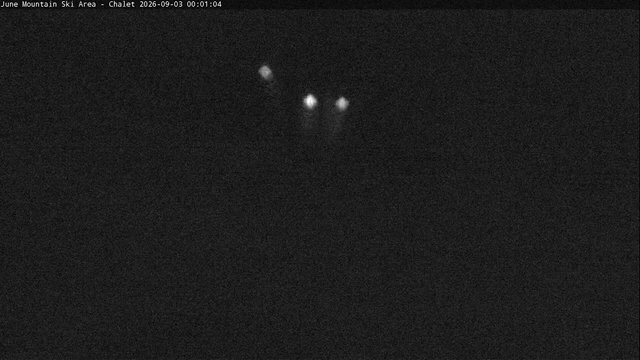 time-lapse frame, Mammoth June Chair Lift webcam