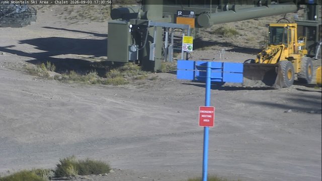 time-lapse frame, Mammoth June Chair Lift webcam