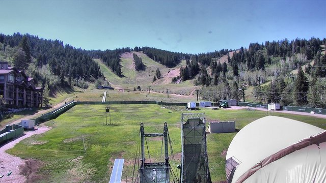 view from Deer Valley Snow Park Lodge on 2026-08-25