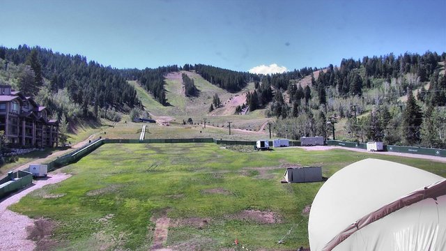 view from Deer Valley Snow Park Lodge on 2026-08-27