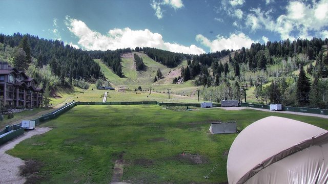 view from Deer Valley Snow Park Lodge on 2026-08-30