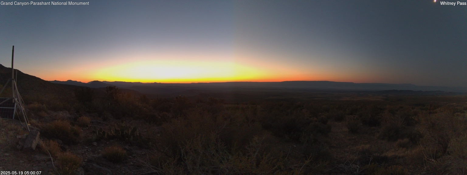 time-lapse frame, Whitney Pass webcam