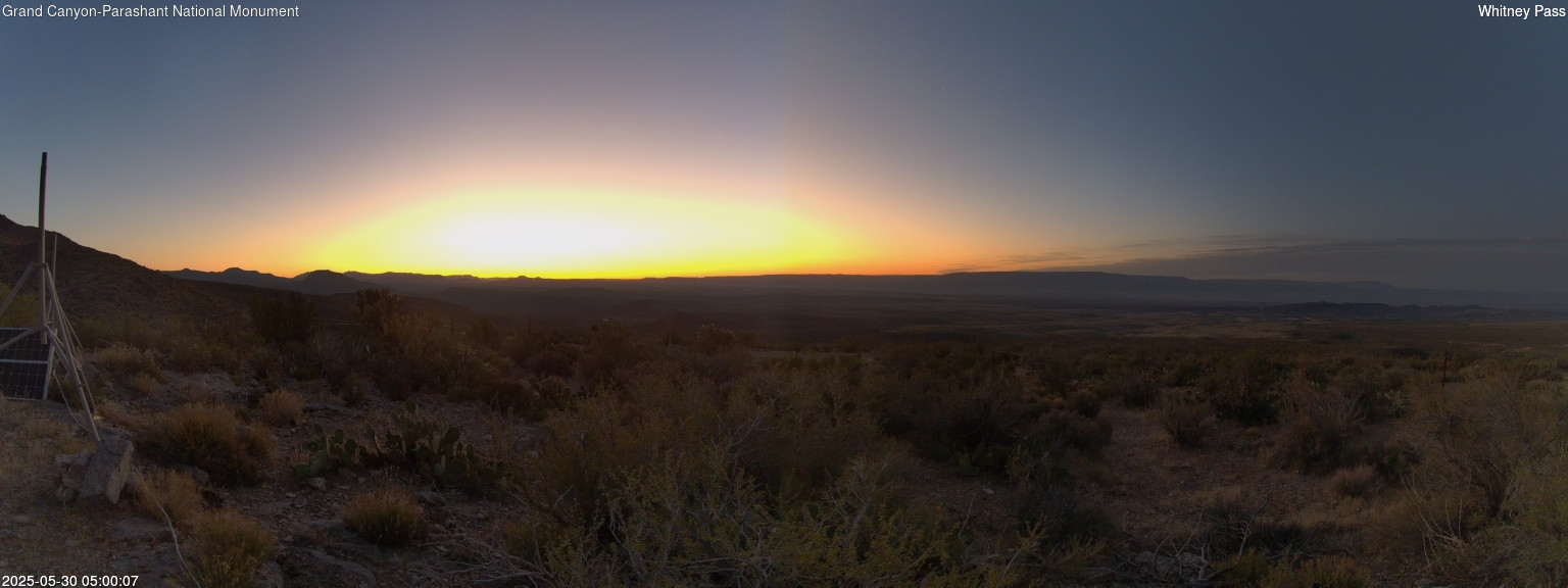 time-lapse frame, Whitney Pass webcam