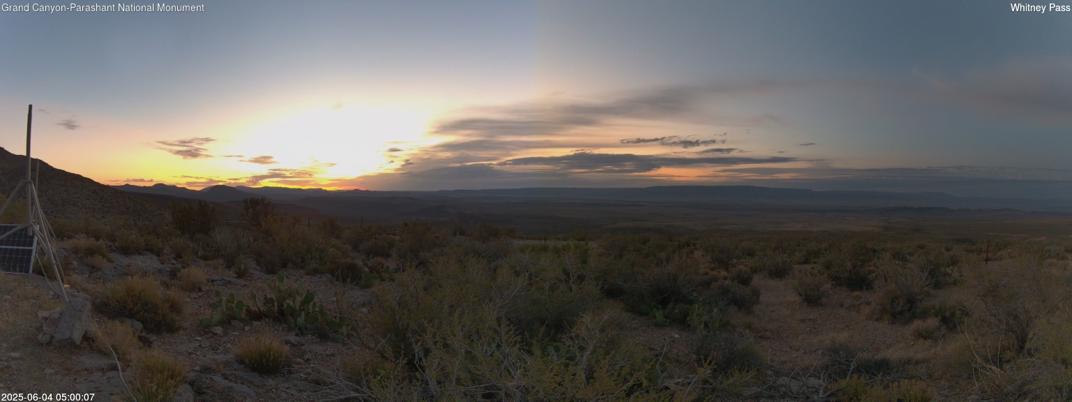 time-lapse frame, Whitney Pass webcam