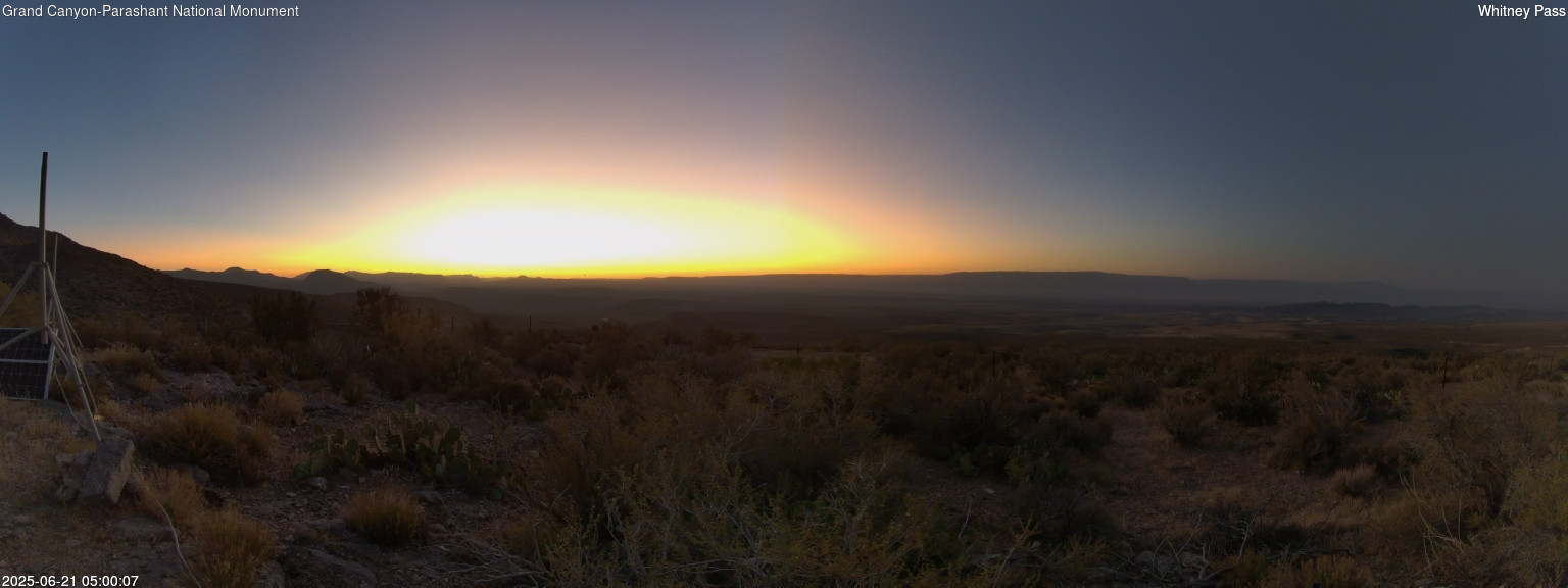 time-lapse frame, Whitney Pass webcam