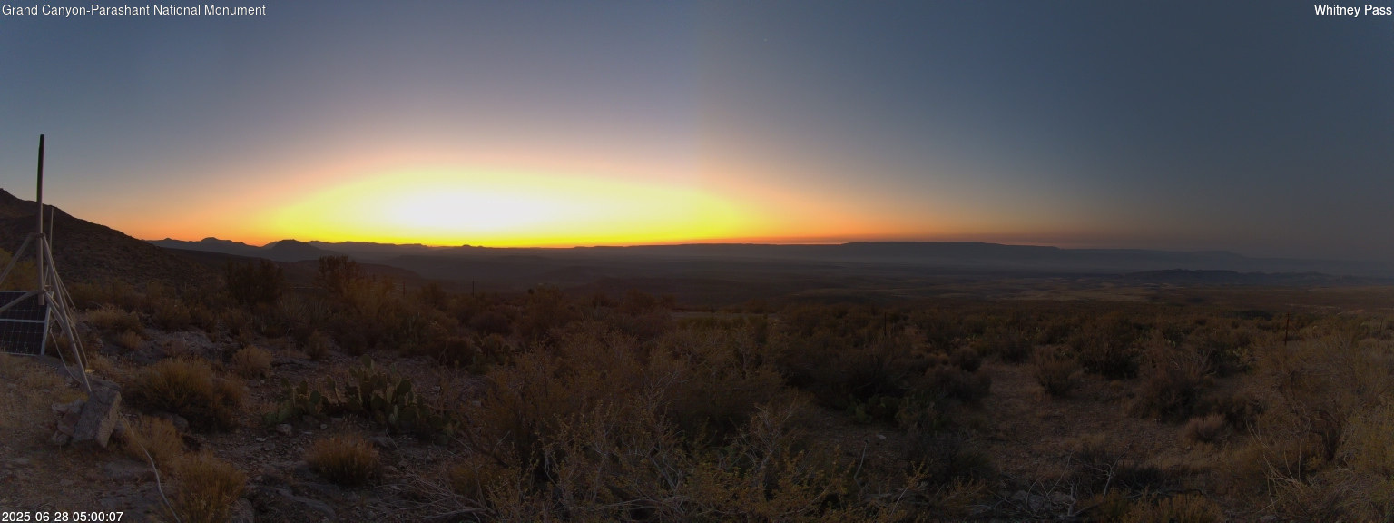 time-lapse frame, Whitney Pass webcam