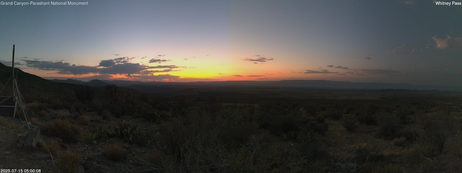time-lapse frame, Whitney Pass webcam