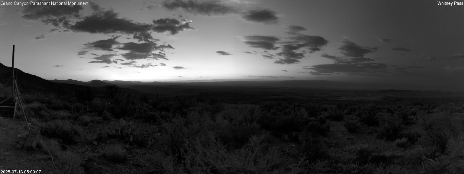 time-lapse frame, Whitney Pass webcam