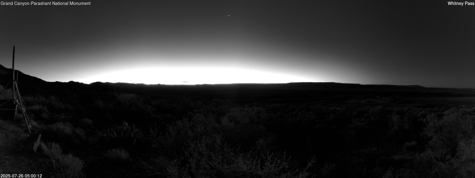 time-lapse frame, Whitney Pass webcam