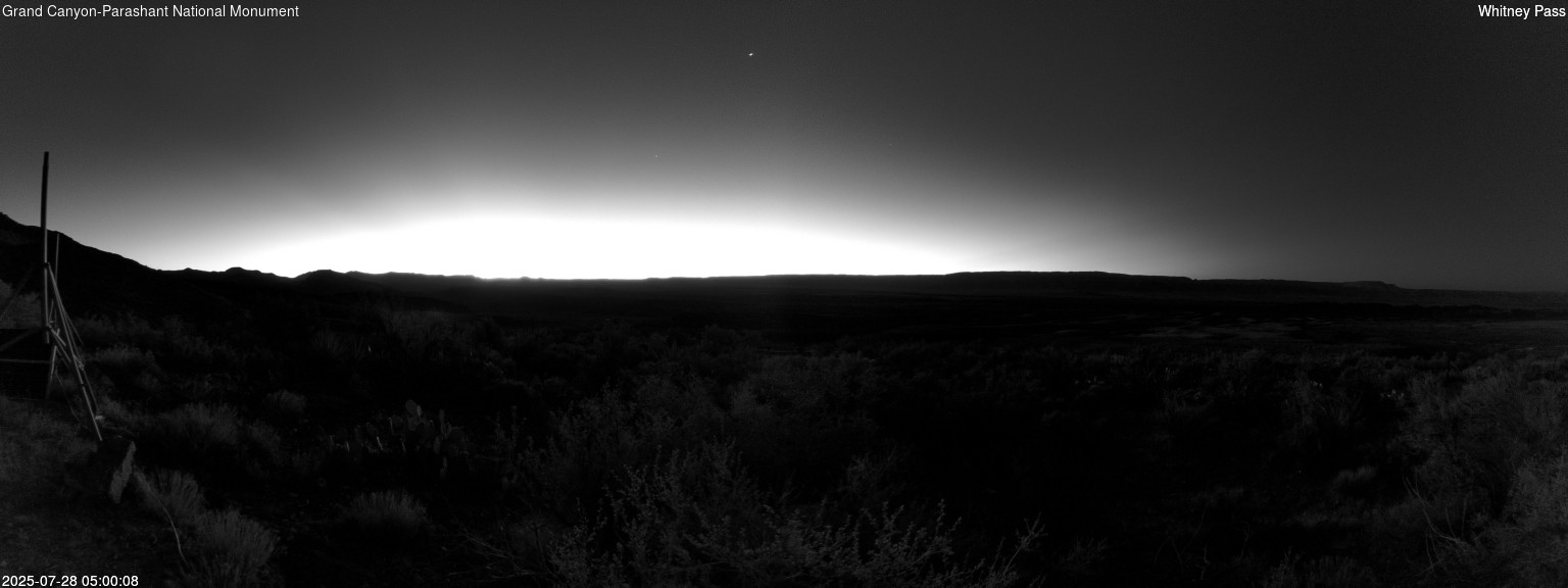 time-lapse frame, Whitney Pass webcam