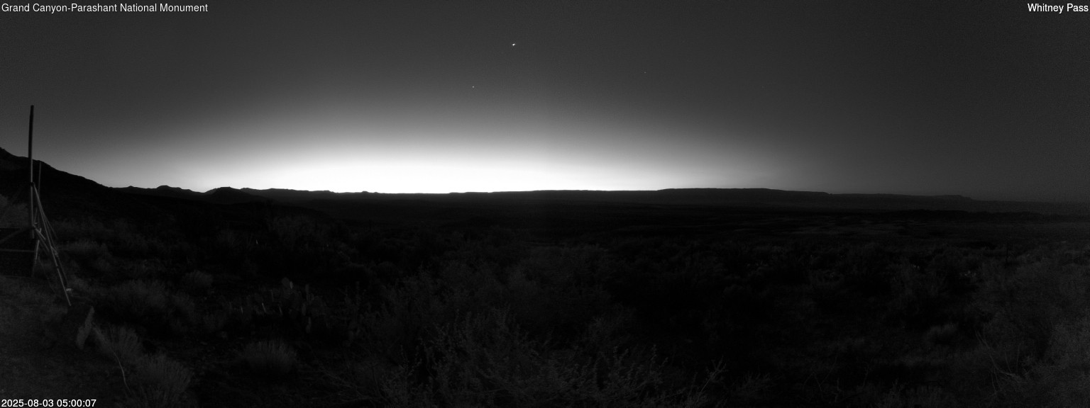 time-lapse frame, Whitney Pass webcam