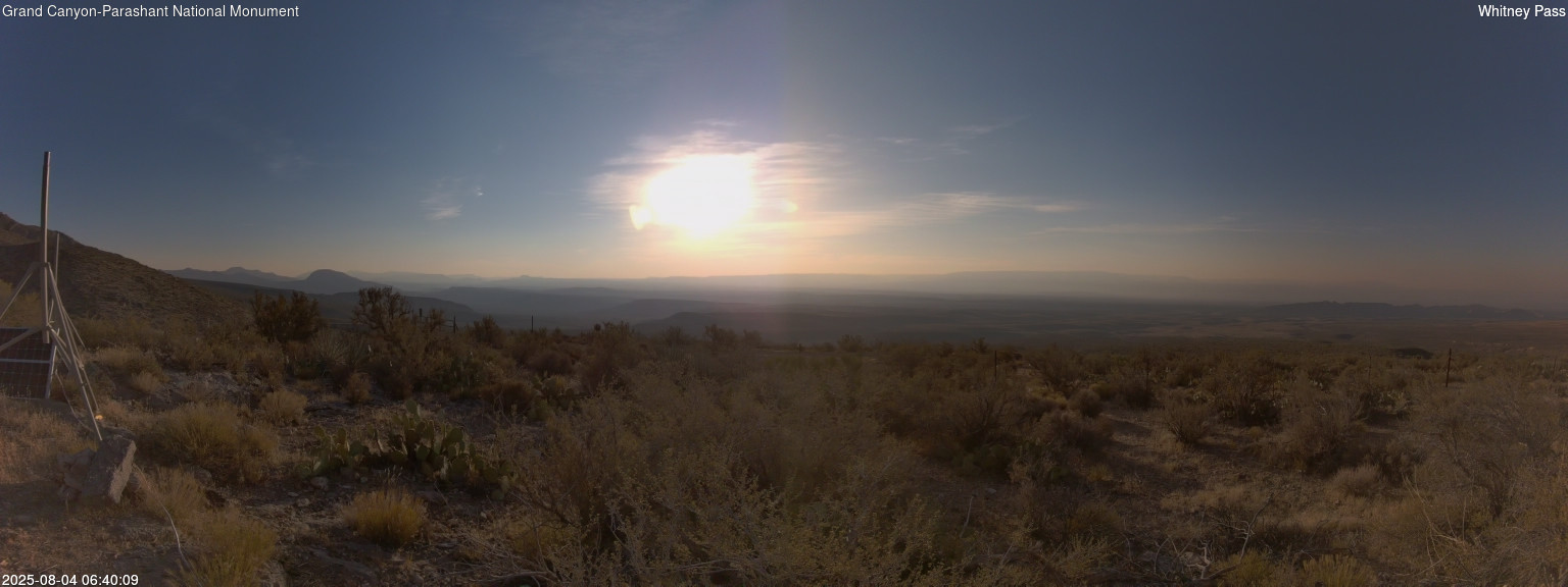 time-lapse frame, Whitney Pass webcam