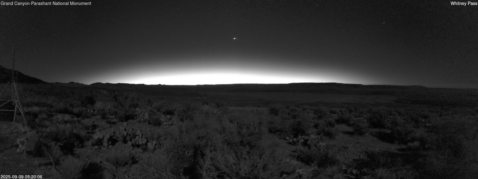 time-lapse frame, Whitney Pass webcam