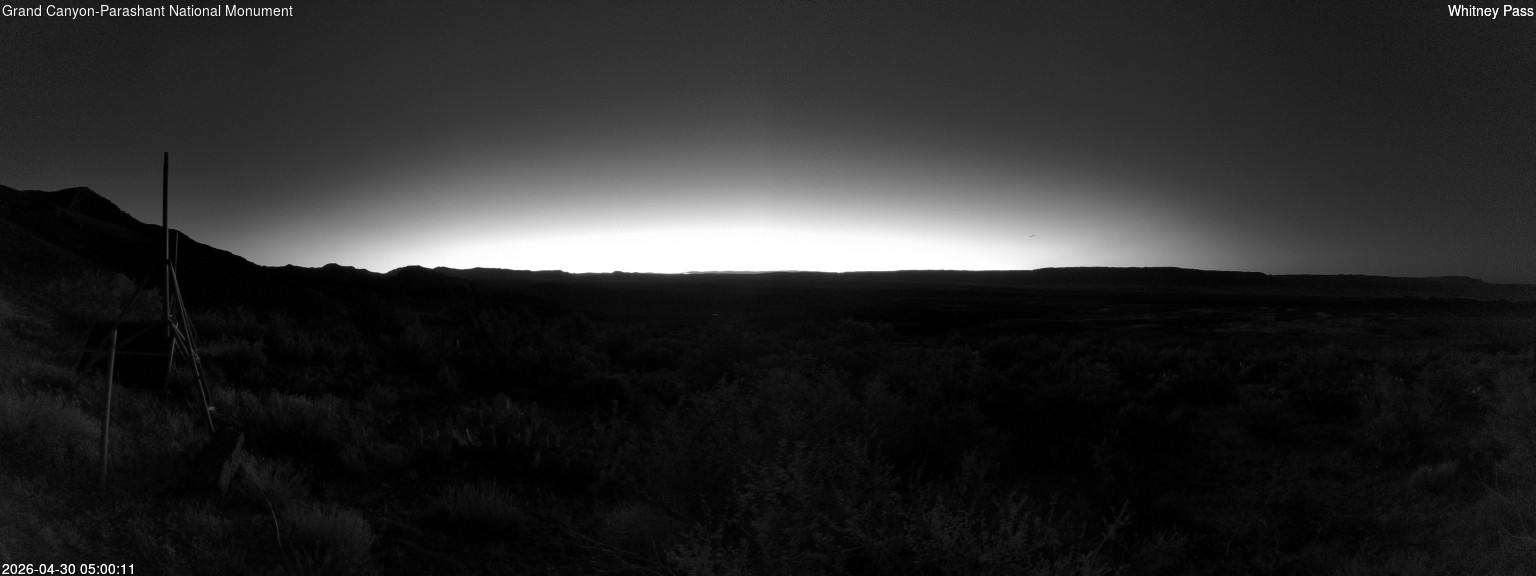 time-lapse frame, Whitney Pass webcam