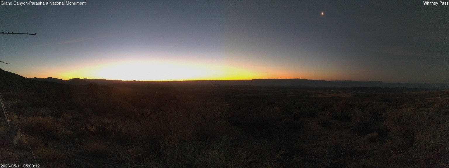 time-lapse frame, Whitney Pass webcam