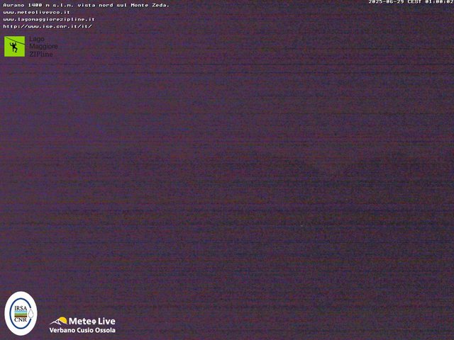 time-lapse frame, Lago Maggiore Zipline webcam