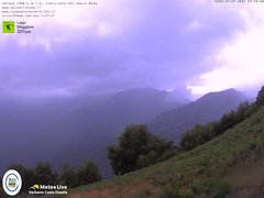 view from Lago Maggiore Zipline on 2025-07-05