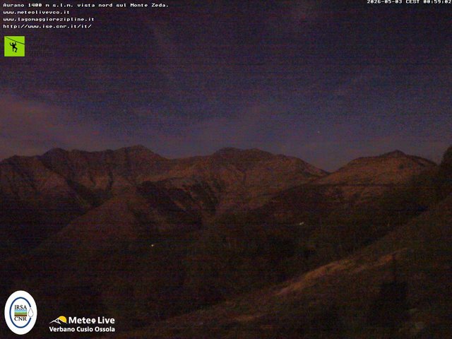 time-lapse frame, Lago Maggiore Zipline webcam