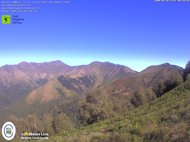 time-lapse frame, Lago Maggiore Zipline webcam