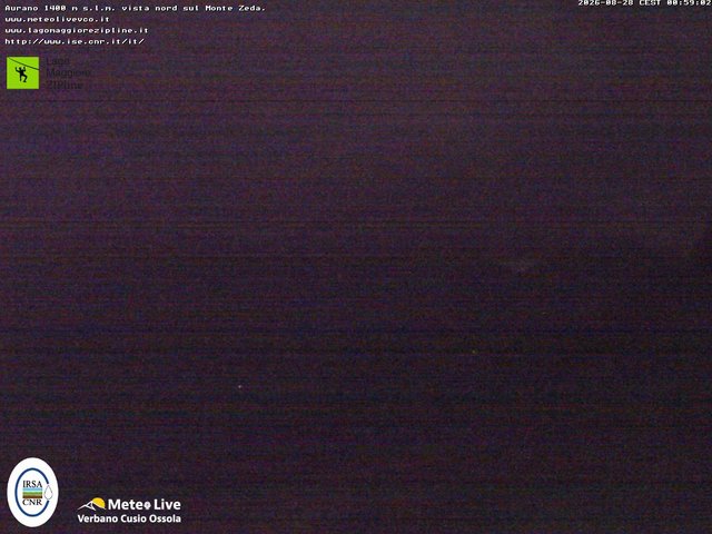 time-lapse frame, Lago Maggiore Zipline webcam