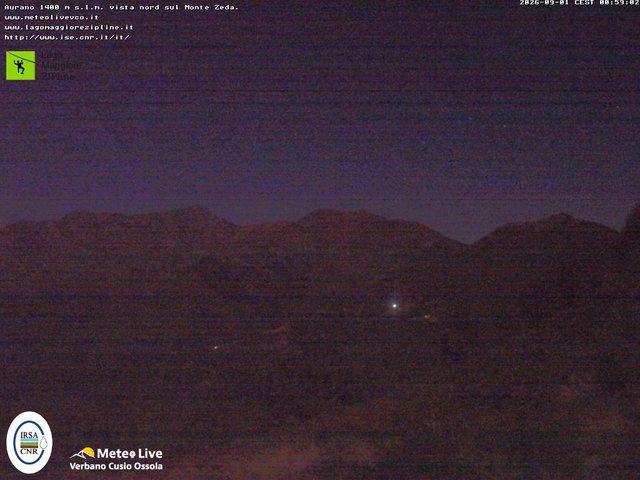 time-lapse frame, Lago Maggiore Zipline webcam