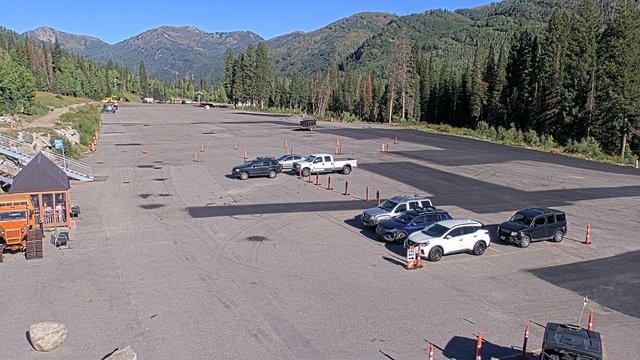 time-lapse frame, Solitude Moonbeam Parking Lot webcam