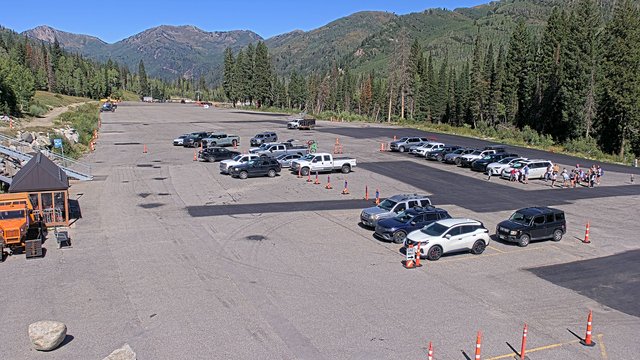 view from Solitude Moonbeam Parking Lot on 2026-09-04
