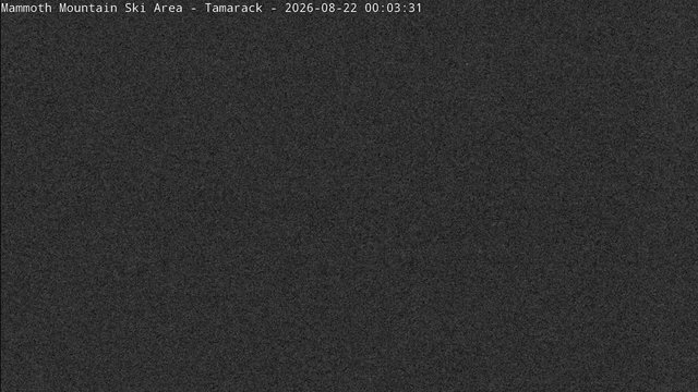 time-lapse frame, Mammoth Tamarack Lodge webcam