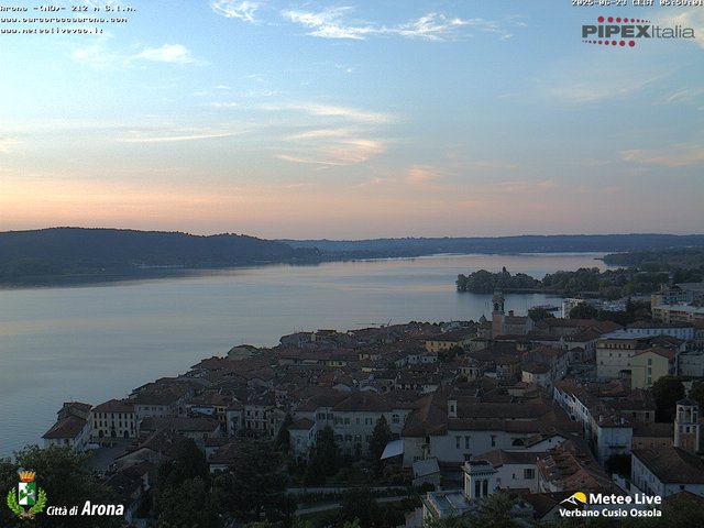 time-lapse frame, Arona webcam