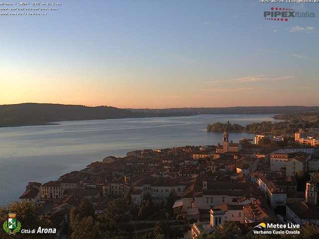 time-lapse frame, Arona webcam