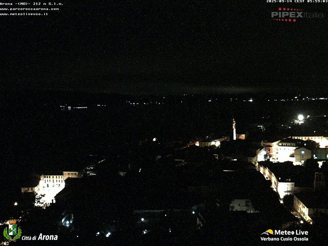 time-lapse frame, Arona webcam