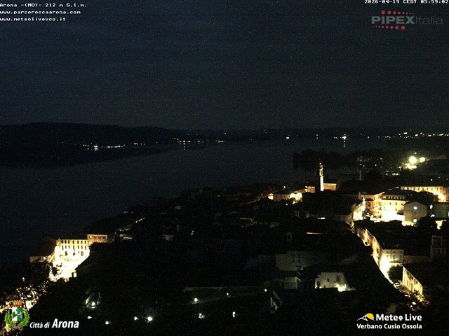 time-lapse frame, Arona webcam
