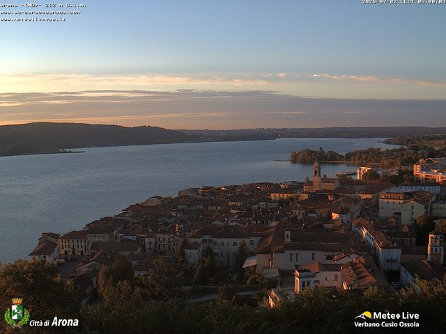 time-lapse frame, Arona webcam