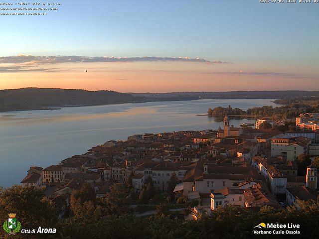 time-lapse frame, Arona webcam