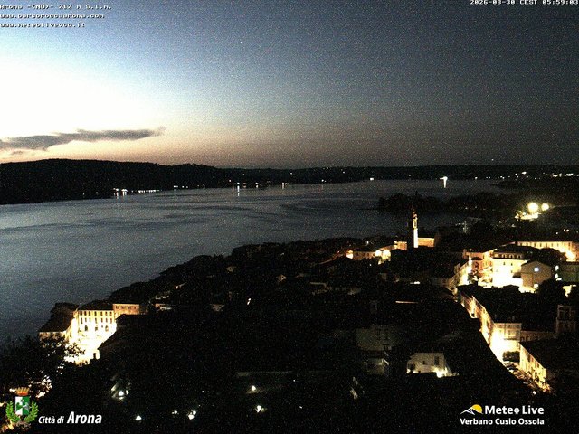 time-lapse frame, Arona webcam