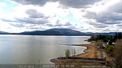 view from Sandpoint Online - Lake Pend Oreille on 2026-04-17