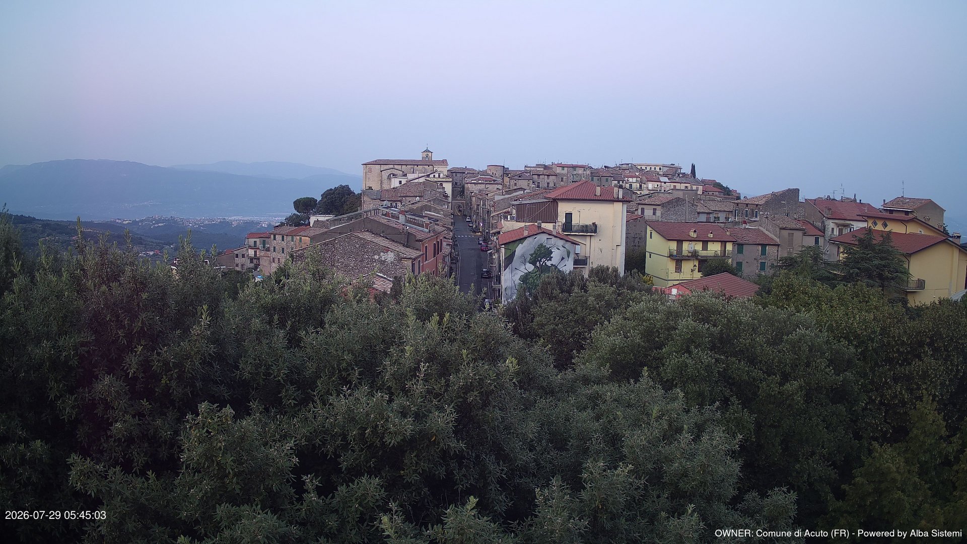 time-lapse frame, ACUTO webcam