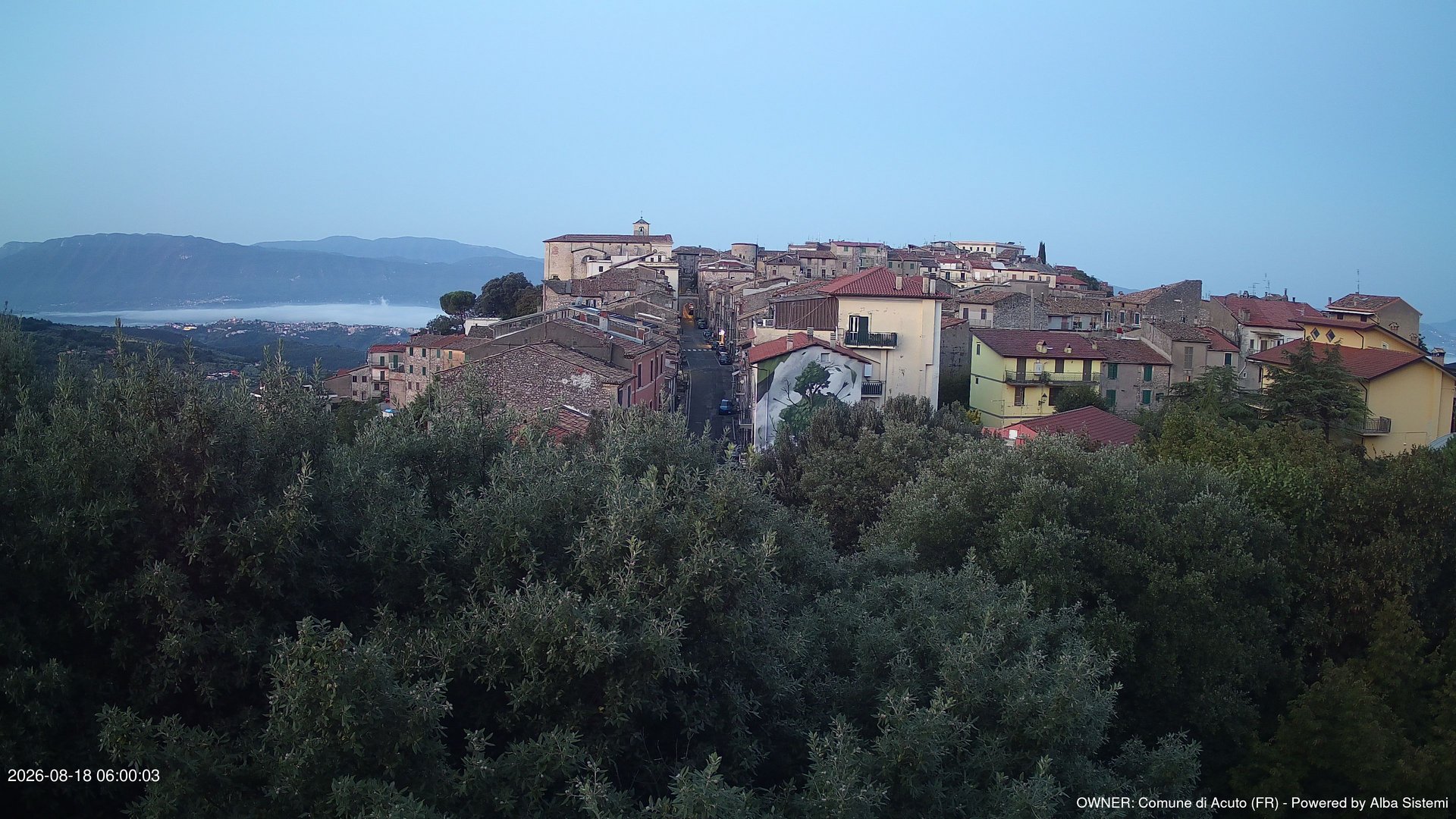 time-lapse frame, ACUTO webcam