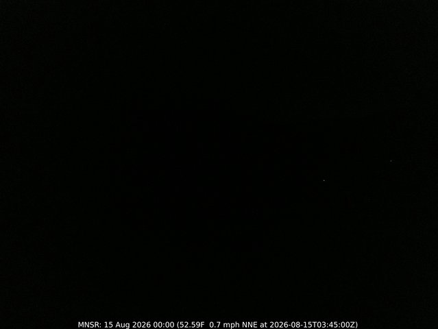 time-lapse frame, MtNorris webcam