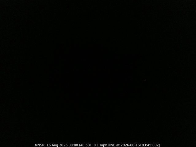 time-lapse frame, MtNorris webcam