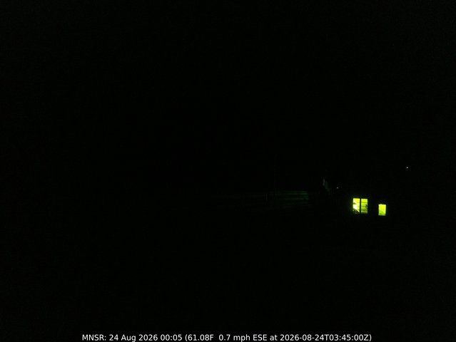 time-lapse frame, MtNorris webcam
