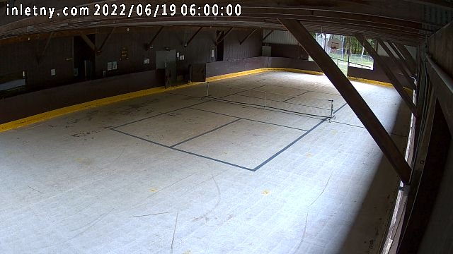 time-lapse frame, Inlet Fern Park Rink webcam