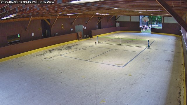 time-lapse frame, Inlet Fern Park Rink webcam