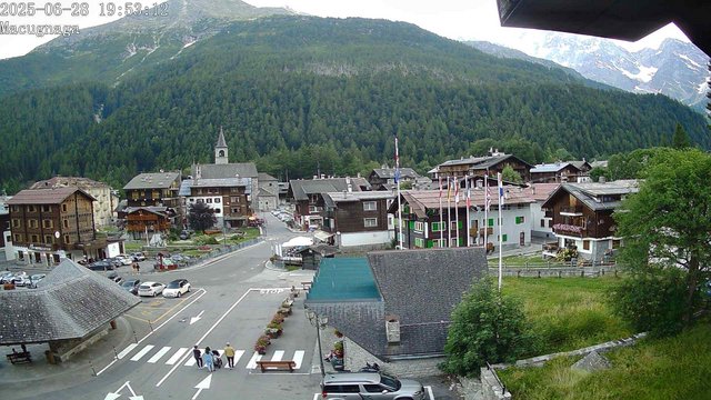 time-lapse frame, Macugnaga webcam