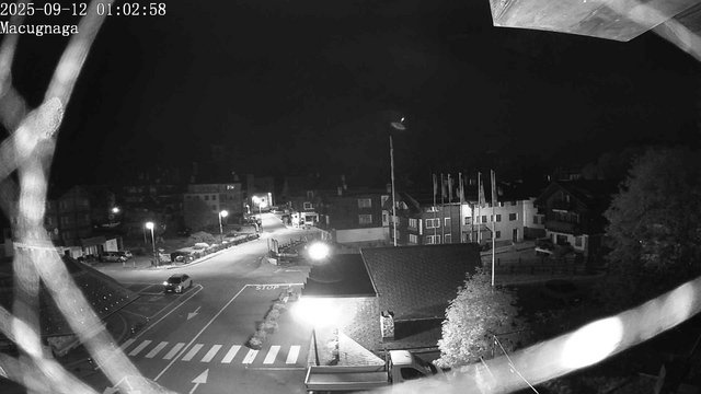 time-lapse frame, Macugnaga webcam