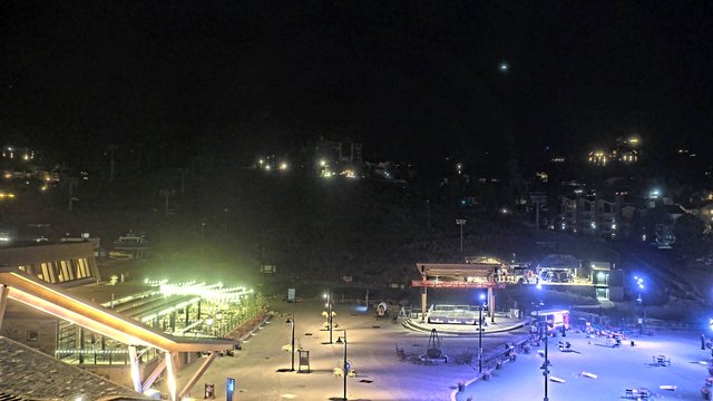 time-lapse frame, Steamboat Gondola Square Clock Tower webcam